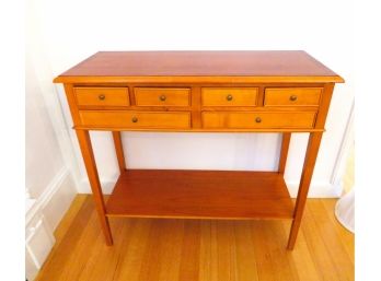 Shaker Cherry Hall Table With Drawers