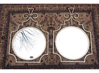 Pair NEW Uttermost Decorative Wrought Iron Beveled Mirrors - NEW CAANAN PICKUP