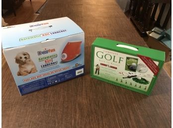 Doggie Ball Launcher, Golf Instructional Guide - NEW CAANAN PICKUP