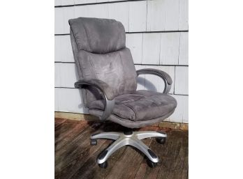 Suede Contemporary Office Chair - FAIRFIELD PICKUP