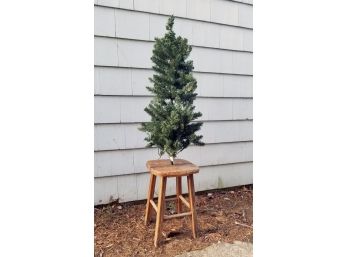 Faux Christmas Tree On Stool - FAIRFIELD PICKUP