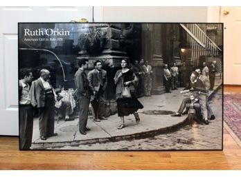 Large Framed Ruth Orkin 'American Girl In Italy' Print - NEW CAANAN PICKUP
