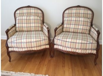 Pair Of Pearson Upholstered Arm Chairs