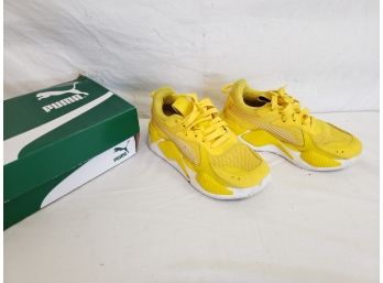 Yellow Puma Running Sneakers 4c