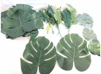 Floral Garden Picks Faux Foliage Fern And Artificial Leaves New