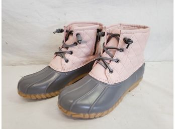 Pair Of Nautica Pink Boots Dorsay Size 6