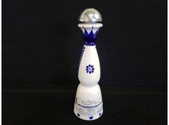 Clase Azul Tequila Reposado Porcelain Blue And White Empty Bottle