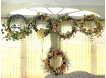 Five Lovely Springtime Wreaths