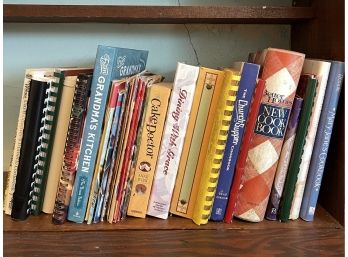 Small Cookbook Lot- Better Homes New Cookbook, Classic Desserts, Stratford's Lilac Tea Room & Others