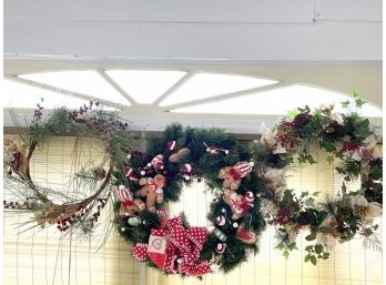 Trio Of Christmas Wreaths