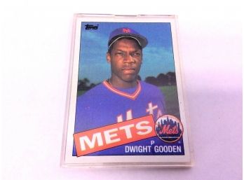 1985 Topps No 620 Dwight Doc Gooden New York Mets Rookie Baseball Card