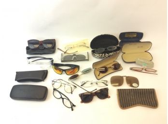 Mixed Lot Reading Glasses Sunglasses Cases