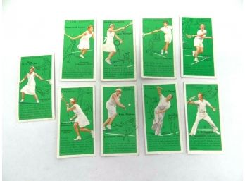 Lot Players Cigarettes MC Scriven FJ Perry Tobacco Tennis Cards John Player Sons (lot7)