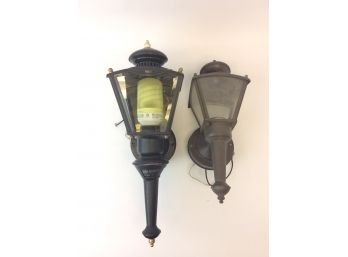 Used Outdoor Porch Sconces Light Parts