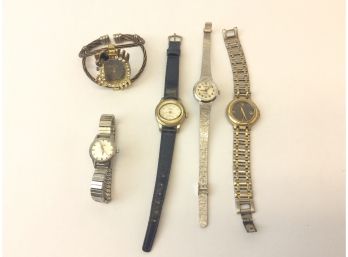 Mixed Lot Wristwatches Watches Parts