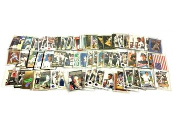 Mixed Lot 75 Used 1980s 90s 2000s Baseball Cards Topps Upper Deck Pedro Seaver (Lot5)