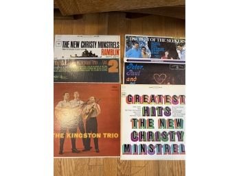 Vintage Folk Vinyl, Seekers, Kingston Trio Christy Minstrels