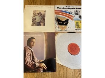 Paul Simon - Collection Of 4 Vinyl Albums (one Without Cover)