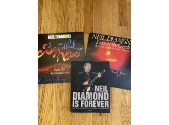 Neil Diamond Albums With Biographical Book
