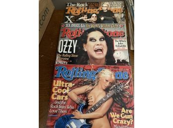 Rolling Stone Magazines - Ozzy And Christina