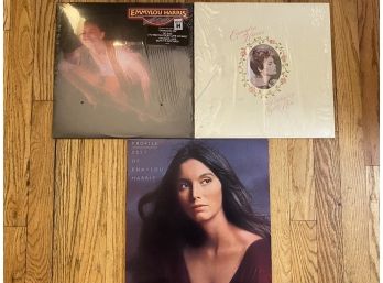 Collection Of Emmy Lou Harris Vinyl Albums (3)