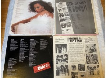 The Supremes And Diana Ross 4 Vinyl Albums