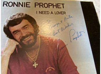 Ronnie Profet - Autographed Vinyl Record