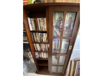 Dvds - Approx 175 - All Preowned! Sliding Door Cabinet Optional