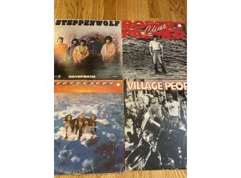 Some Vinyl Favorites Steppenwolf, Robert Palmer, Village People, Aerosmith
