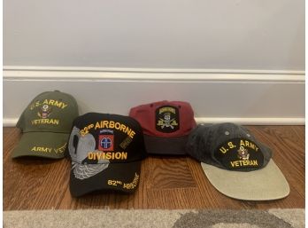 (4) United States Army Hats