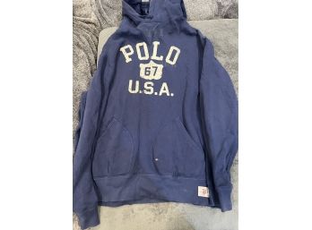 Polo By Ralph Lauren XL Mens Hooded Sweatshirt