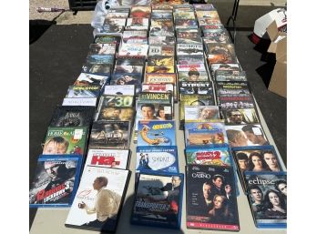 Over 80 Individual DVD.  Includes: New, Used, Blue Ray And More (l8)