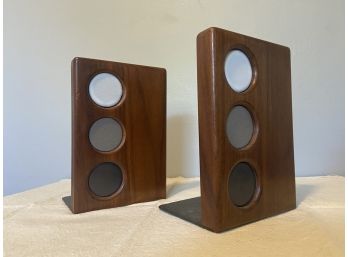 Gordon And Jane Marta For Marshall Studios Walnut Bookends