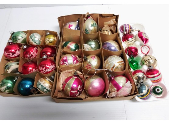 Collection Of Vintage Christmas Ornaments *Shiny Brites?*