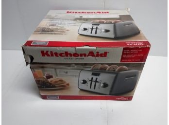 KitchenAid Digital 4 Slice Toaster Silver - NEW