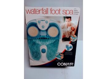 Conair Waterfall Foot Spa - NEW