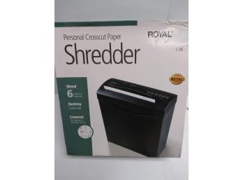 Royal Personal Crosscut Paper Shredder - NEW