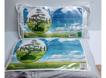 Two Zen Chi 100% Organic Buckwheat Pillows King