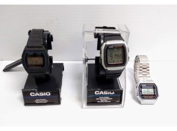 Three *NEW* Casio Watches