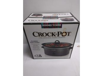 Designer Crockpot Seven Quart Classic Slow Cooker - NEW