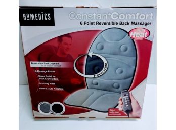 Homedics Constant Comfort Six Point Reversible Back Massager - NEW