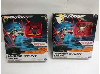 Two Airhogs Hyper Stunt Drones - NEW