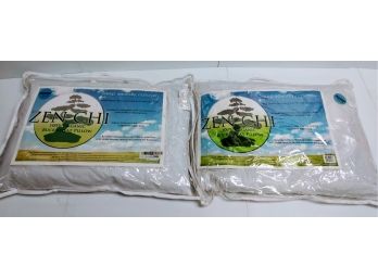 Two Zen Chi 100% Organic Buckwheat Pillows Personal Size  NEW
