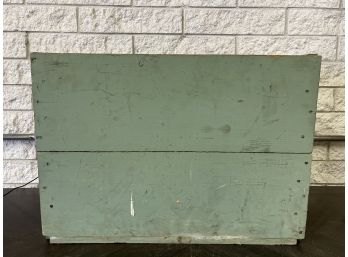 A Large Rustic Pine Box