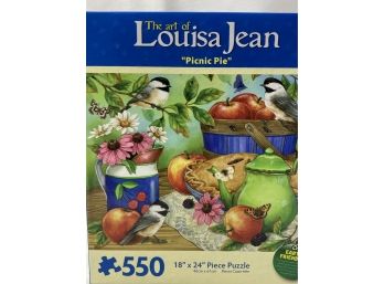 2 The Art Of Louisa Jean 550 Piece Puzzles Of Birds