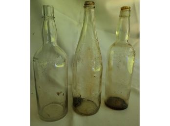 Group Of Old Bottles