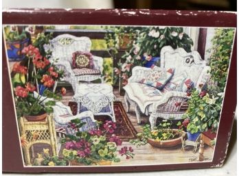Limited Editions 1000 Piece Puzzle Front Porch Picture