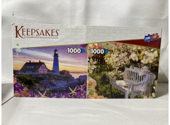 Keepsakes 2 Puzzles In One Box