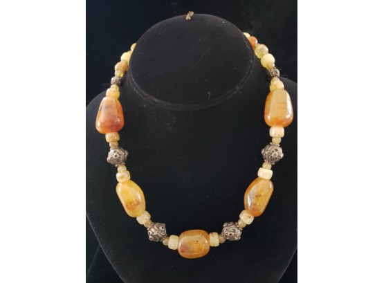 Natural Stone Hand Crafted Necklace