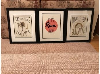 Three Complementary Prints